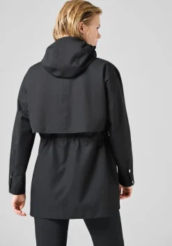 Casall Scandi Trench Rain Coat Black