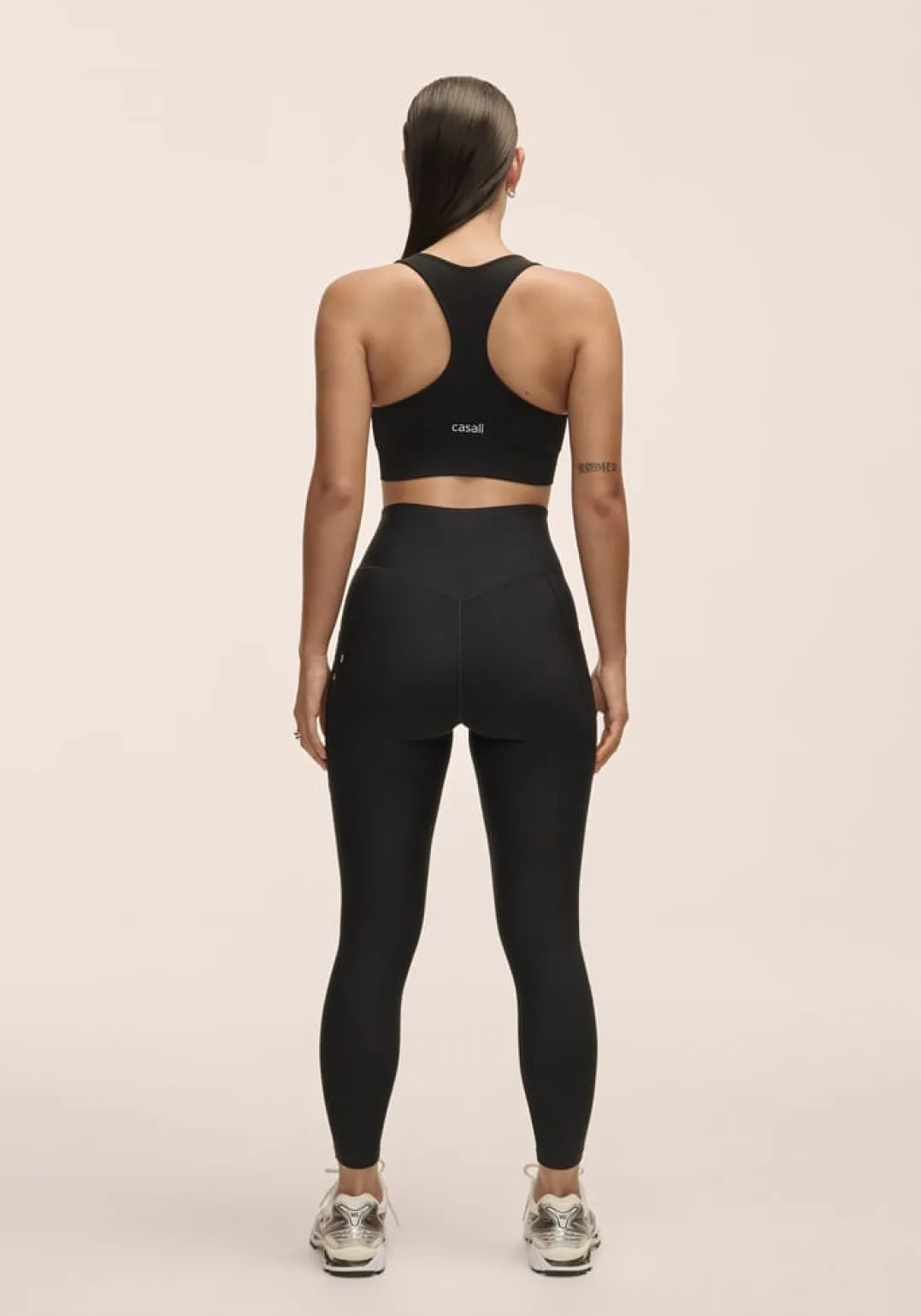 Casall Women's Pure Pocket High Waist Tights Black