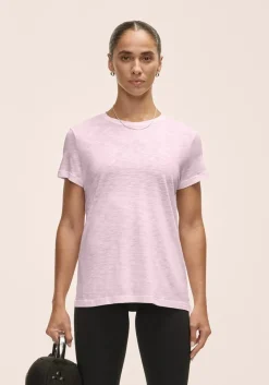 Casall Women's Soft Texture Tee Lush Pink