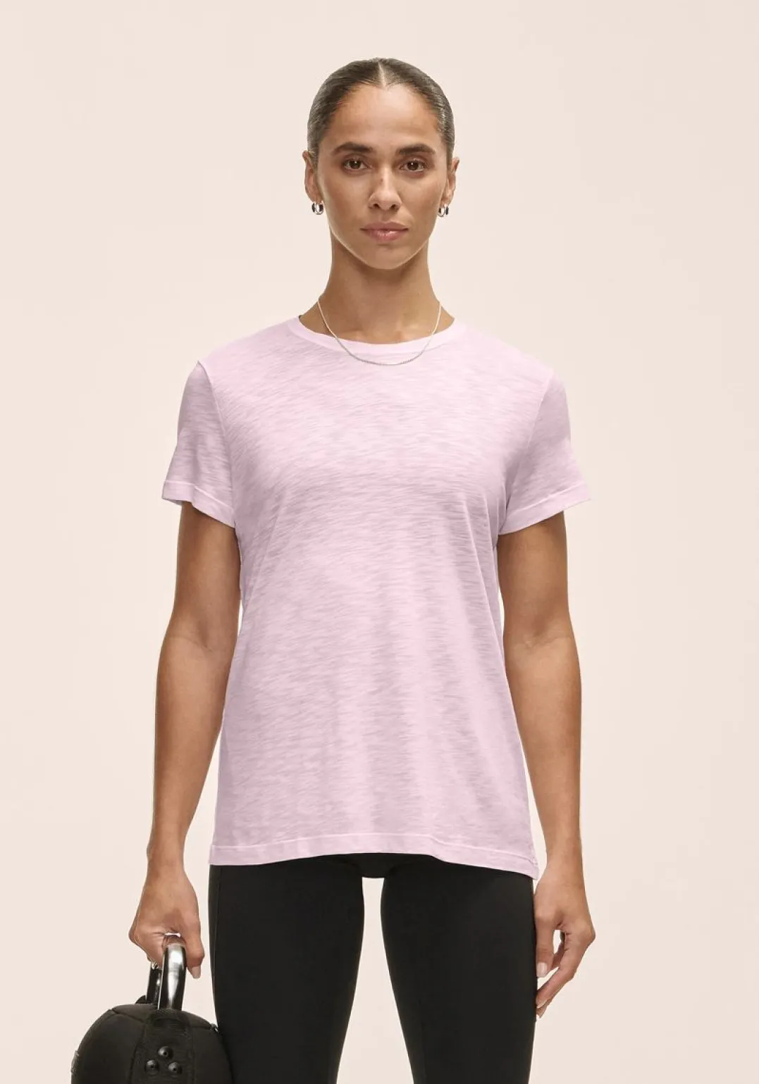Casall Women's Soft Texture Tee Lush Pink