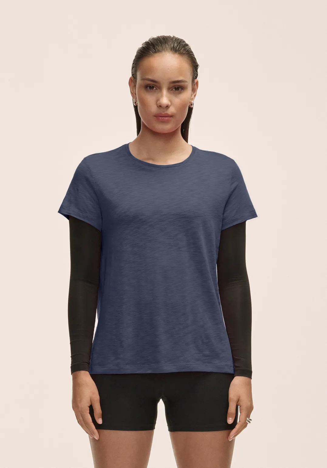 Casall Women's Soft Texture Tee Core Blue