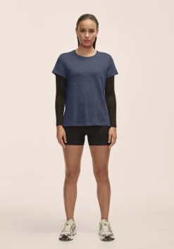 Casall Women's Soft Texture Tee Core Blue