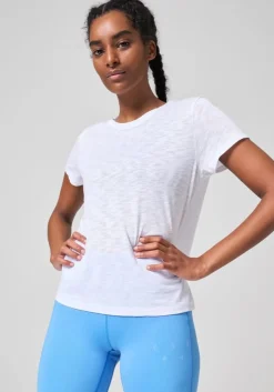 Casall Women's Soft Texture Tee White