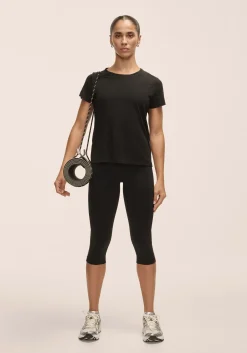 Casall Women's Soft Texture Tee Black