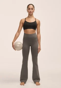 Casall Women's Soft Touch Flared Pants Dark Grey