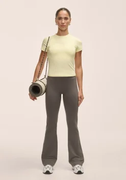 Casall Women's Soft Touch Flared Pants Dark Grey