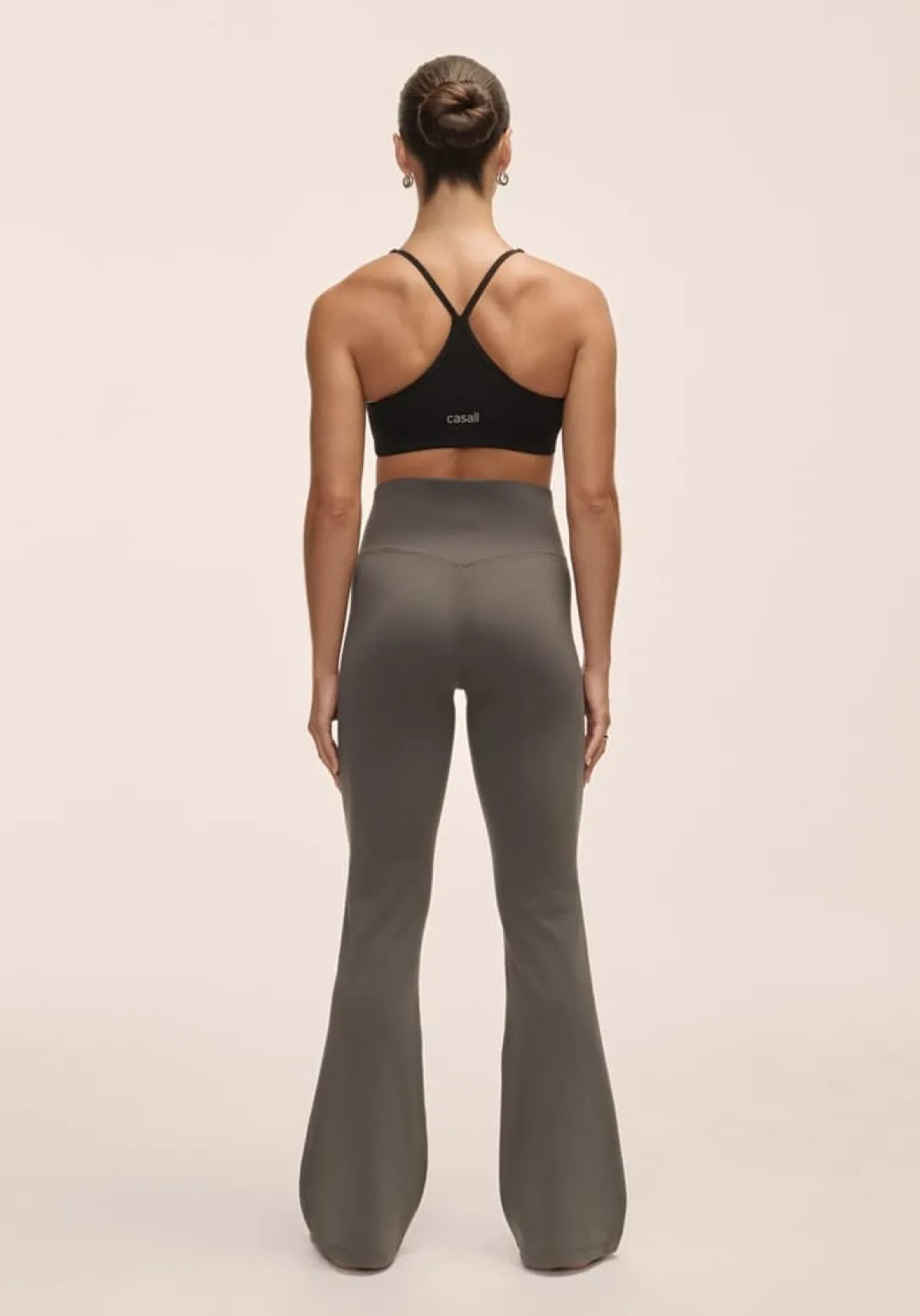Casall Women's Soft Touch Flared Pants Dark Grey