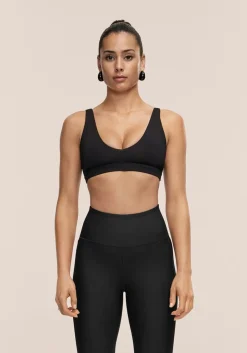 Casall Women's Soft Touch Padded Sports Bra Black