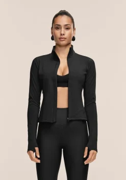 Casall Women's Soft Touch Zip Jacket Black