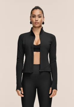 Casall Women's Soft Touch Zip Jacket Black