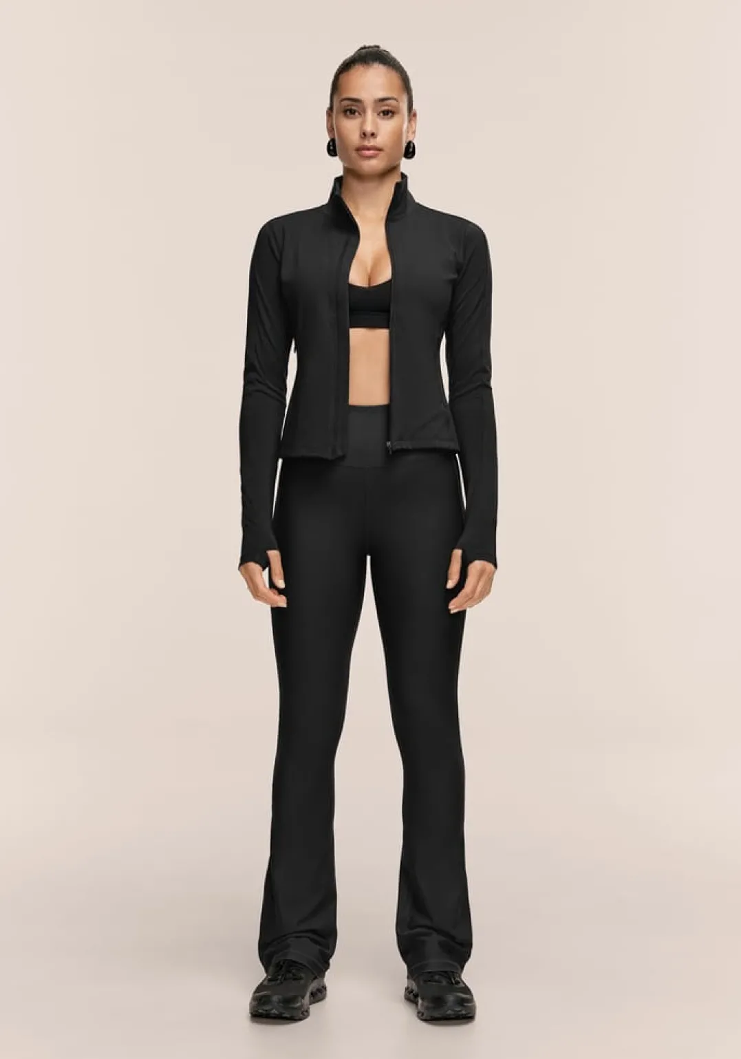 Casall Women's Soft Touch Zip Jacket Black