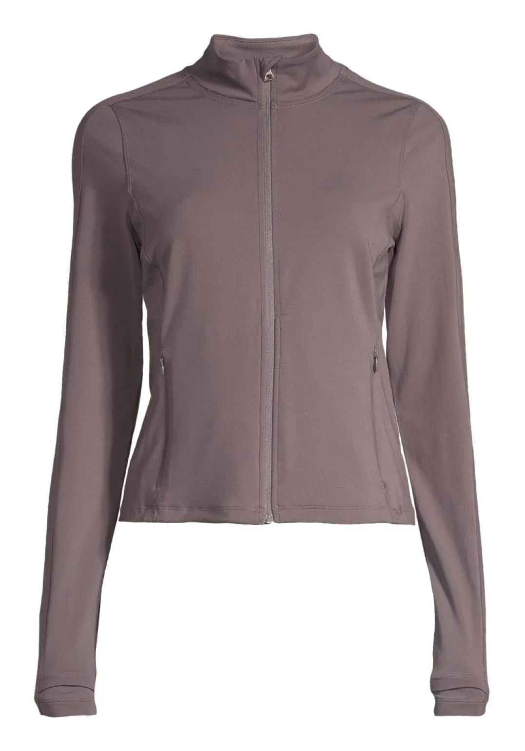Casall Women's Soft Touch Zip Jacket Dark Grey