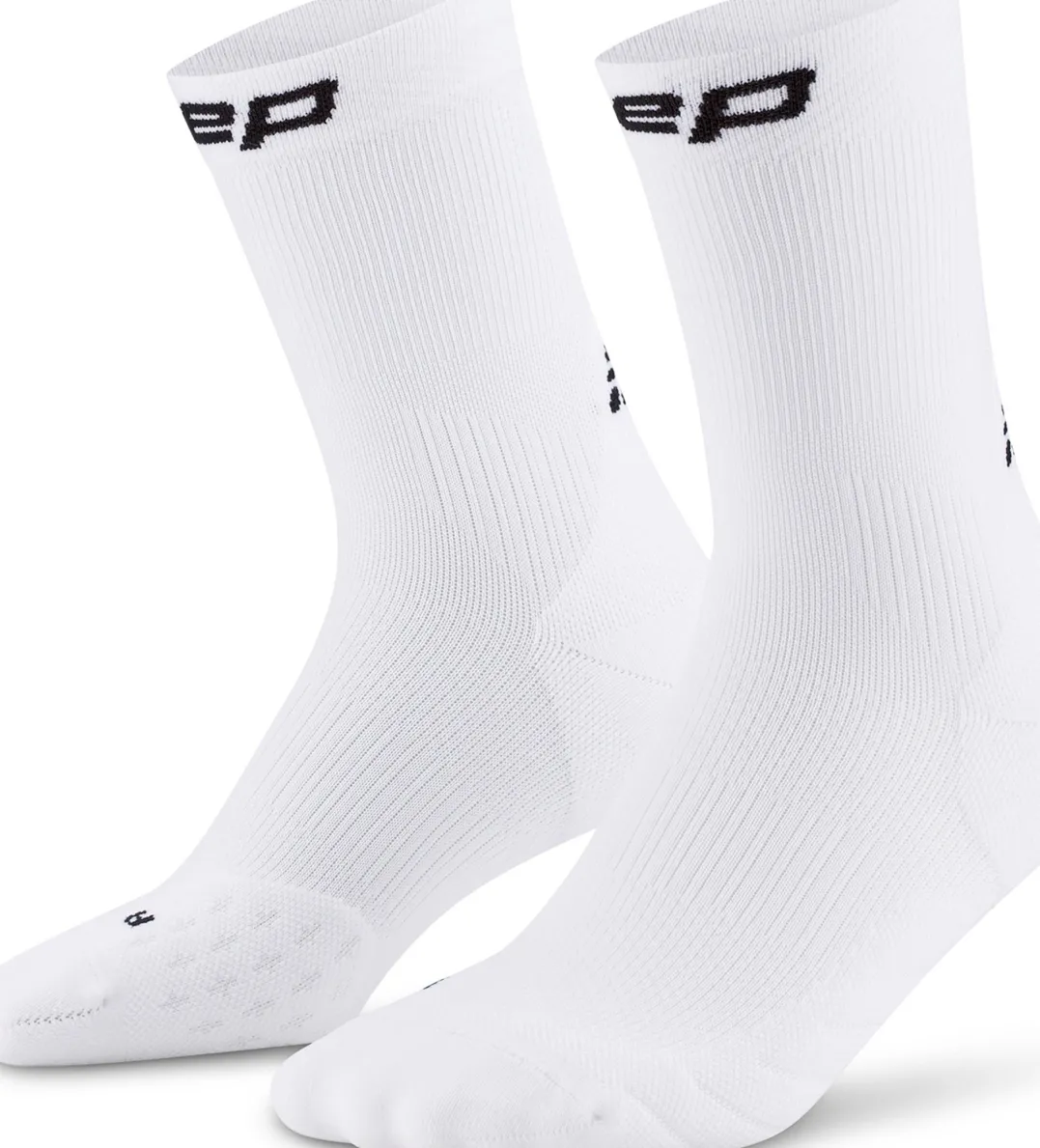 CEP Women's Run Socks Mid Cut 5.0 White