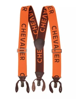 Chevalier Chevalier Logo Suspenders High Vis Orange
