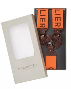 Chevalier Chevalier Logo Suspenders High Vis Orange