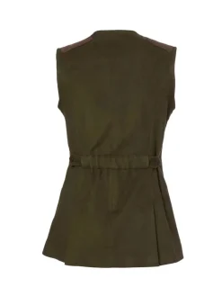 Chevalier Elemore Moleskin Shooting Vest Women Forest Green