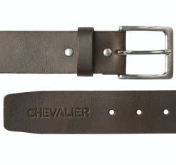 Chevalier Halton Leather Belt Leather Brown