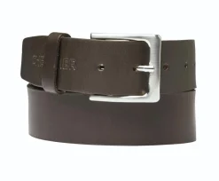 Chevalier Halton Leather Belt Leather Brown