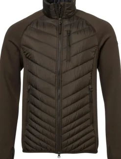 Chevalier Hunter Hybrid Jacket Men Leather Brown