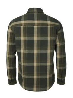 Chevalier Men's Axe Overshirt Green Checked