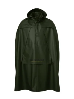 Chevalier Men's Stratus Rain Poncho Dark Green