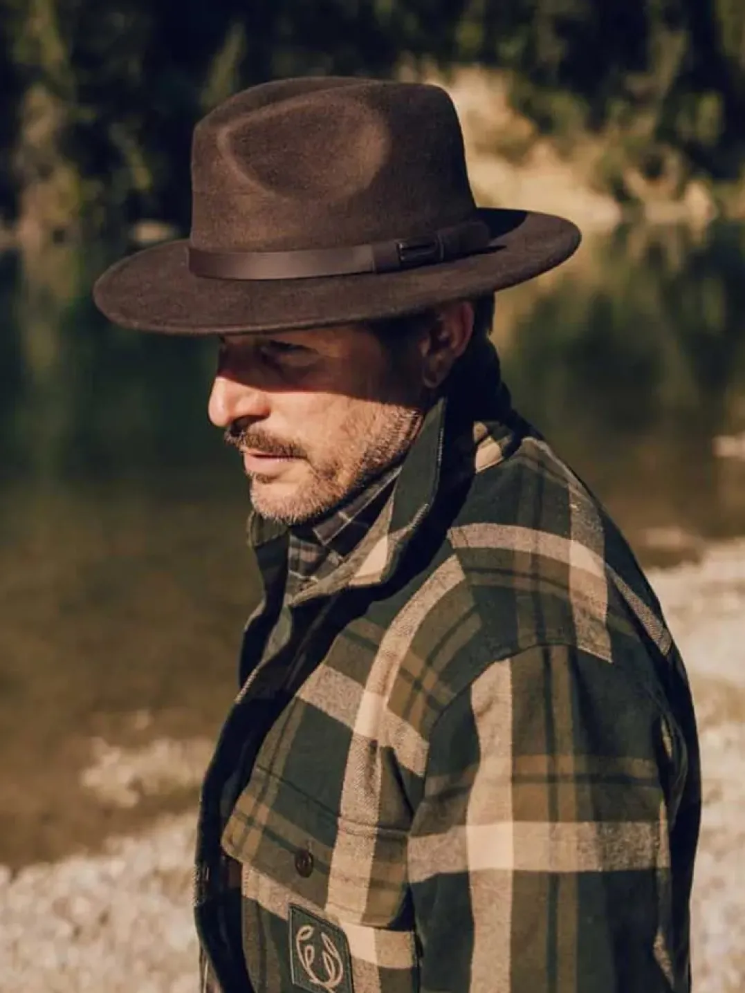 Chevalier Skye Wool Hat Leather Brown