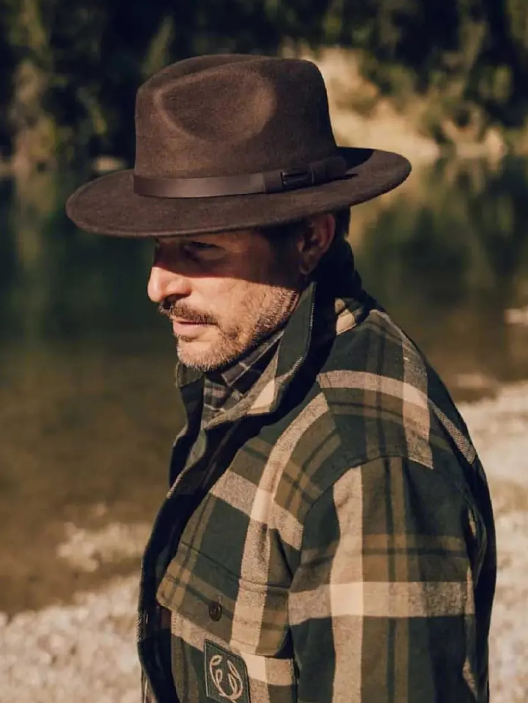 Chevalier Skye Wool Hat Leather Brown