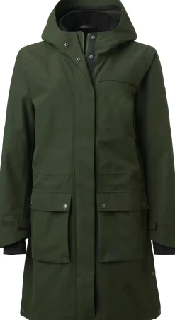 Chevalier Women's Fractus Chevalite Rain CoatTobacco Green