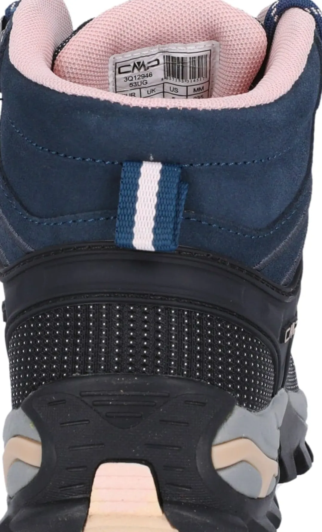 CMP Rigel Mid Women's Waterproof Asphalt-Antracite-Rose