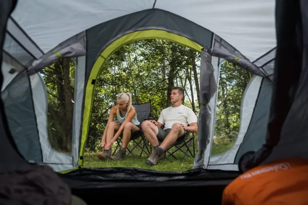 Coleman Darwin 4+ Grey (Green Accents)