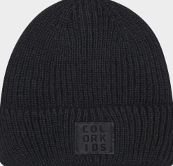 Color Kids Beanie W. Wool Phantom