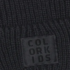 Color Kids Beanie W. Wool Phantom