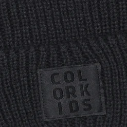 Color Kids Beanie W. Wool Phantom
