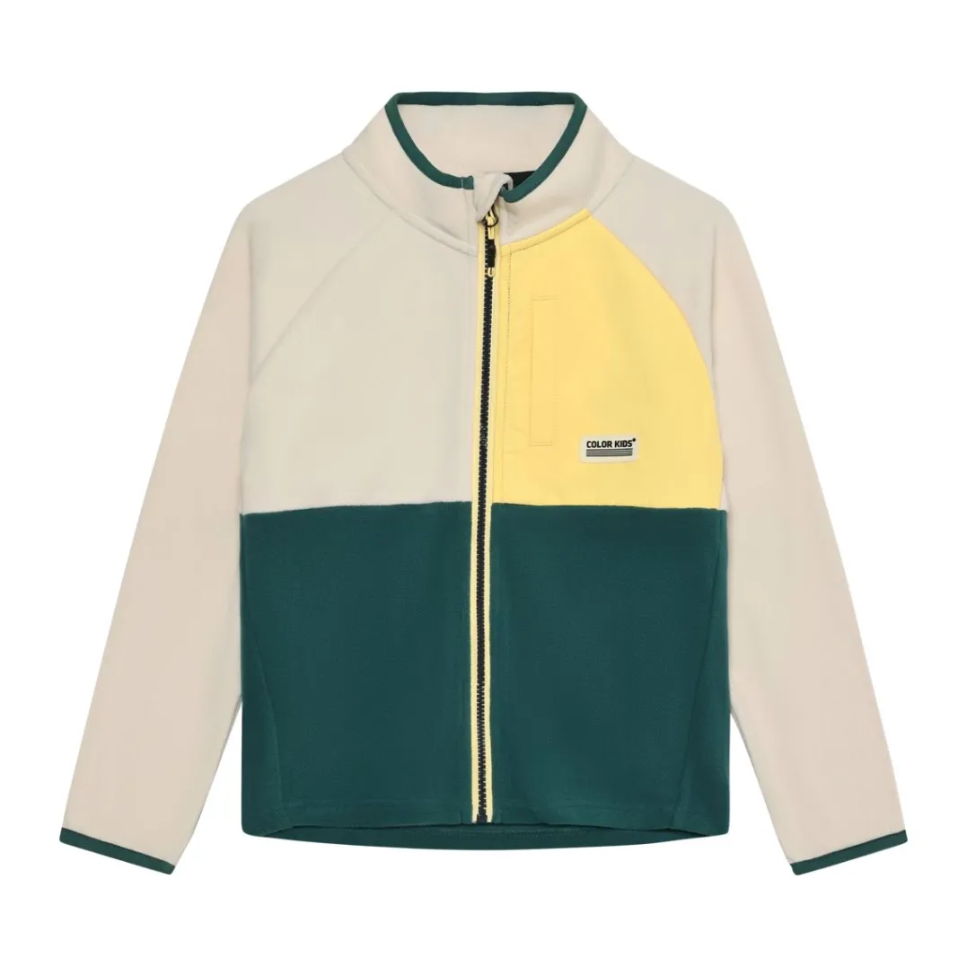 Color Kids Fleece Jacket Mediterranea