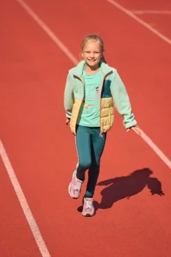 Color Kids Fleece Jacket W. Quilt Cabbage