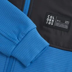 Color Kids Fleece Stretch Jacket W. Hood Campanula