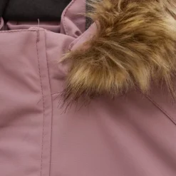 Color Kids Kids' Coverall With Fake Fur Woodrose