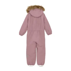 Color Kids Kids' Coverall With Fake Fur Woodrose