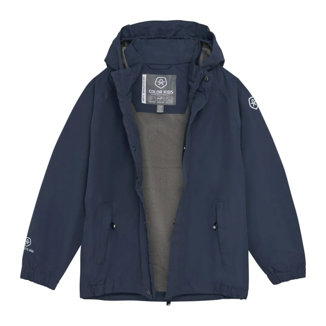 Color Kids Shell Jacket Total Eclipse