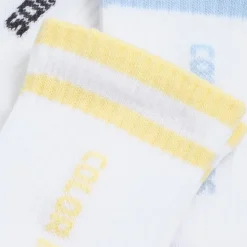 Color Kids Tennis Socks 3-Pack Cerulean