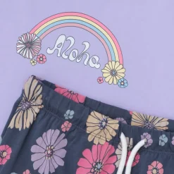 Color Kids T-Shirt Set Orchid Bloom