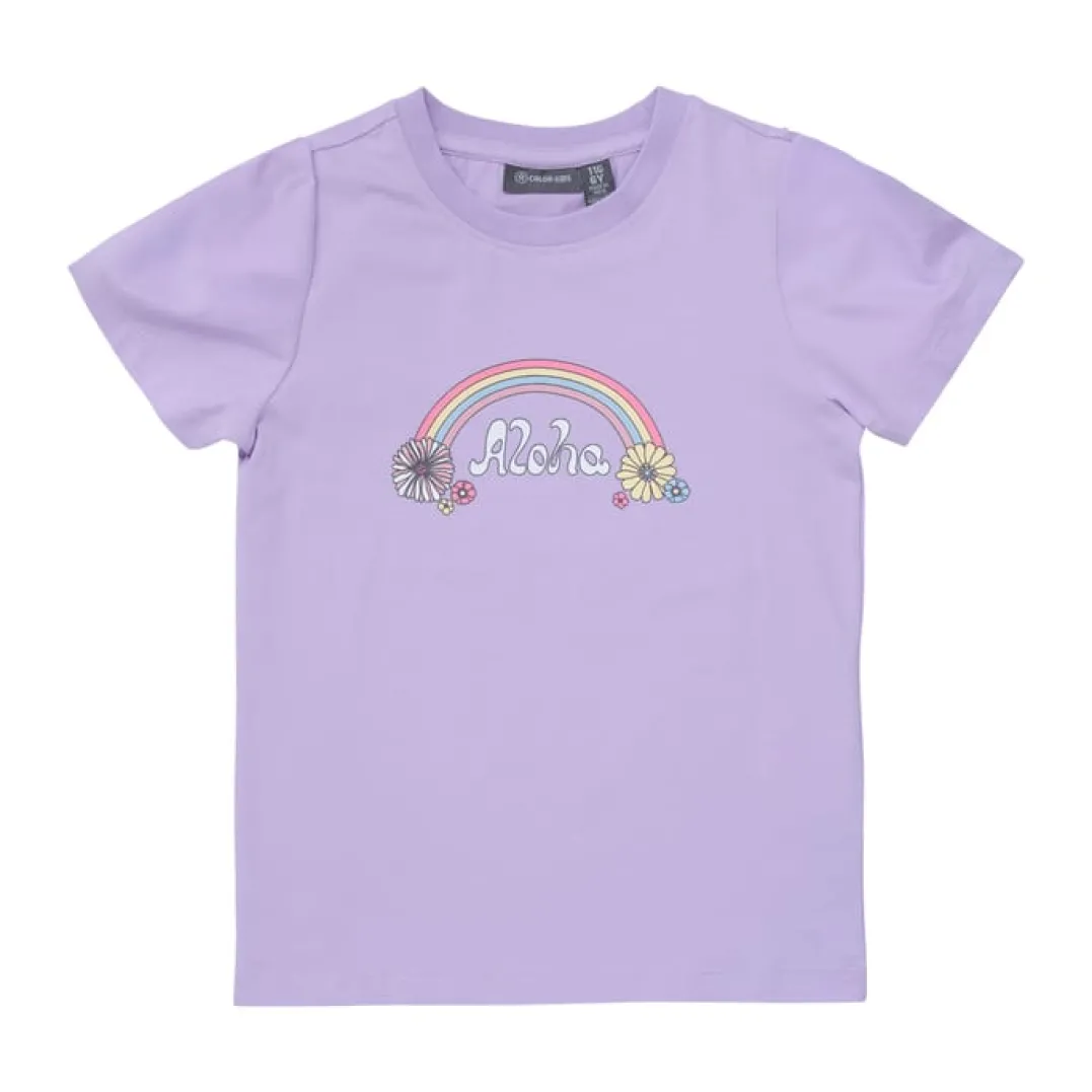 Color Kids T-Shirt Set Orchid Bloom