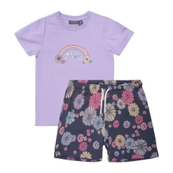 Color Kids T-Shirt Set Orchid Bloom