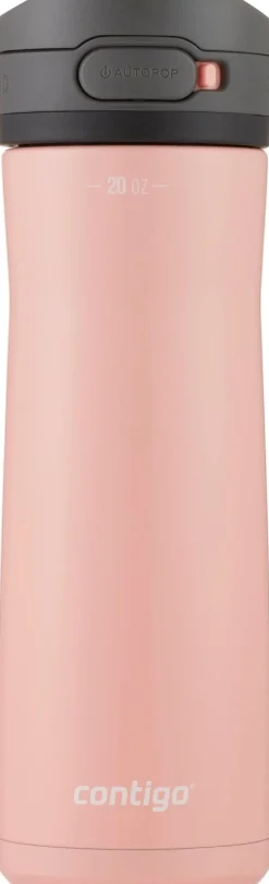 Contigo Jackson Chill Autopop Vacuum-Insulated Water Bottle 590 ml Pink Lemonade
