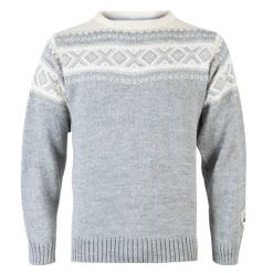 Dale of Norway Cortina 1956 Unisex Sweater Light Charcoal Mel Off/White