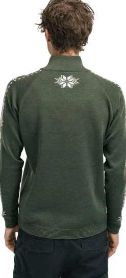 Dale of Norway Men's Geilo Sweater Dark Green Offwhite
