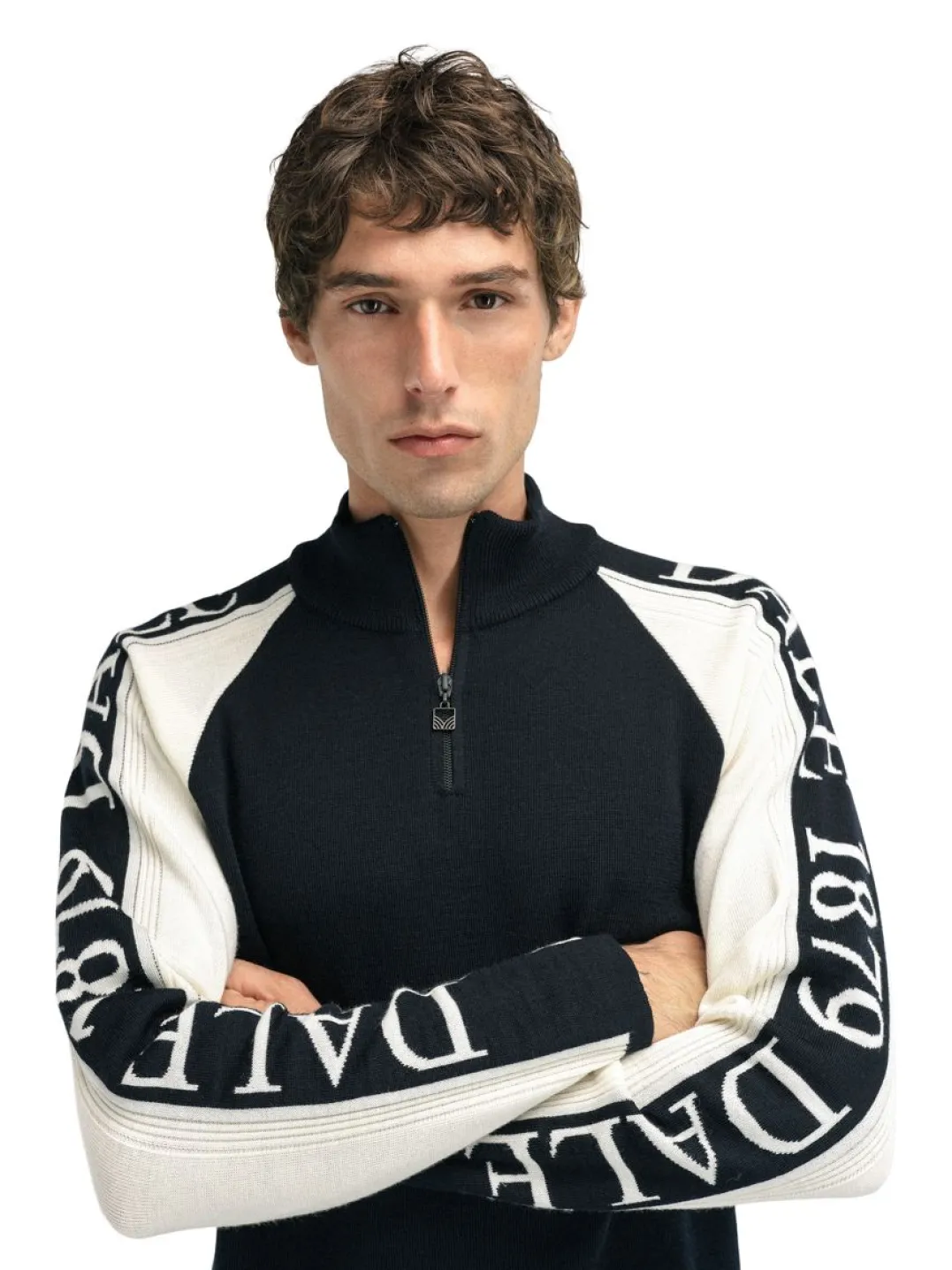 Dale of Norway Skarstind 1879 Masc Sweater Black Offwhite