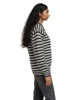 Dale of Norway Skipsleia Unisex Sweater Black Offwhite