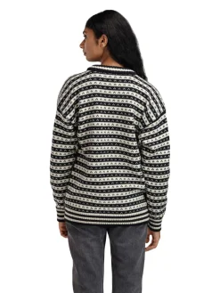 Dale of Norway Skipsleia Unisex Sweater Black Offwhite
