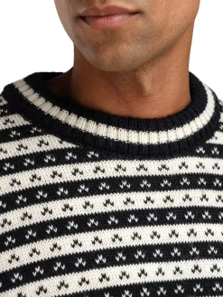 Dale of Norway Skipsleia Unisex Sweater Black Offwhite